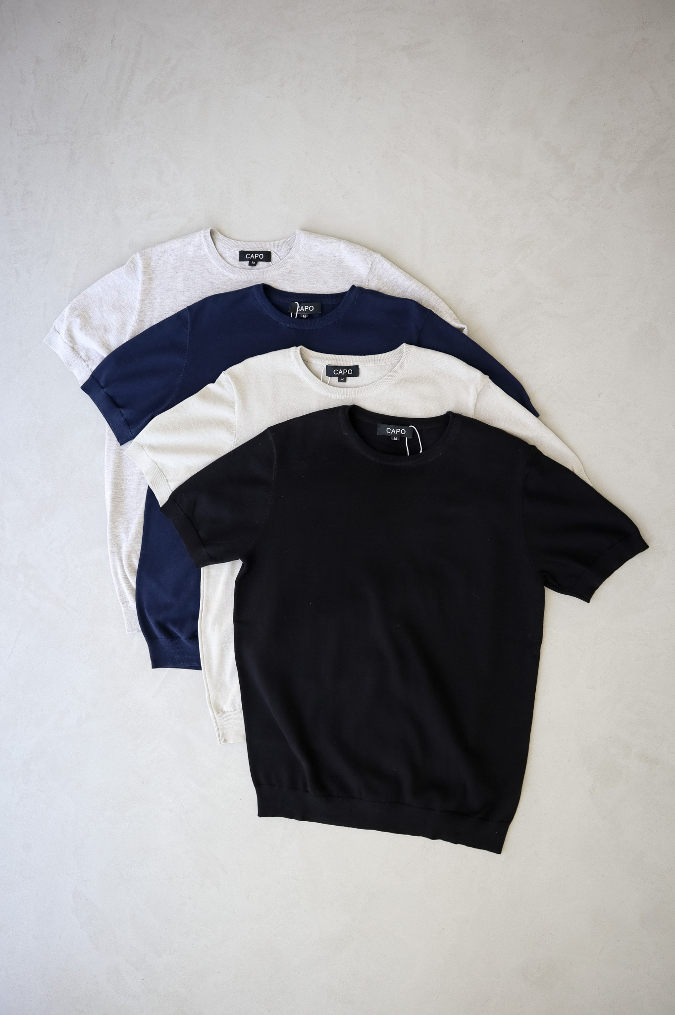 Capo Egyptian Cotton T-Shirt - Grey