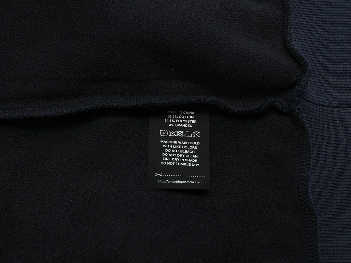 500 GSM BOXY CROPPED 'NAVY BLUE' HOODIE