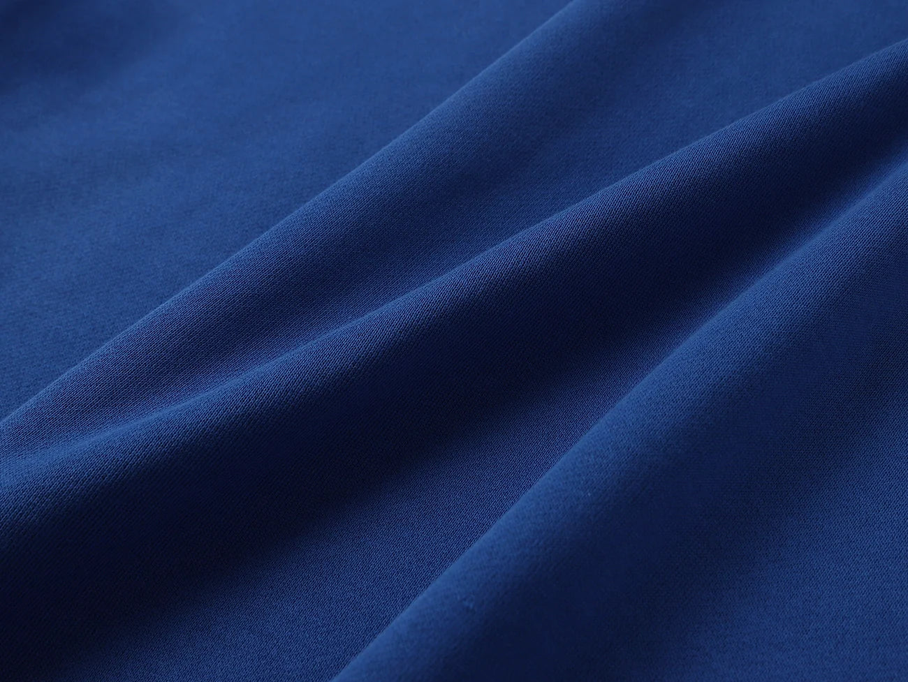 630 GSM BOXY CROPPED FIT 'CHEMICAL BLUE' HOODIE