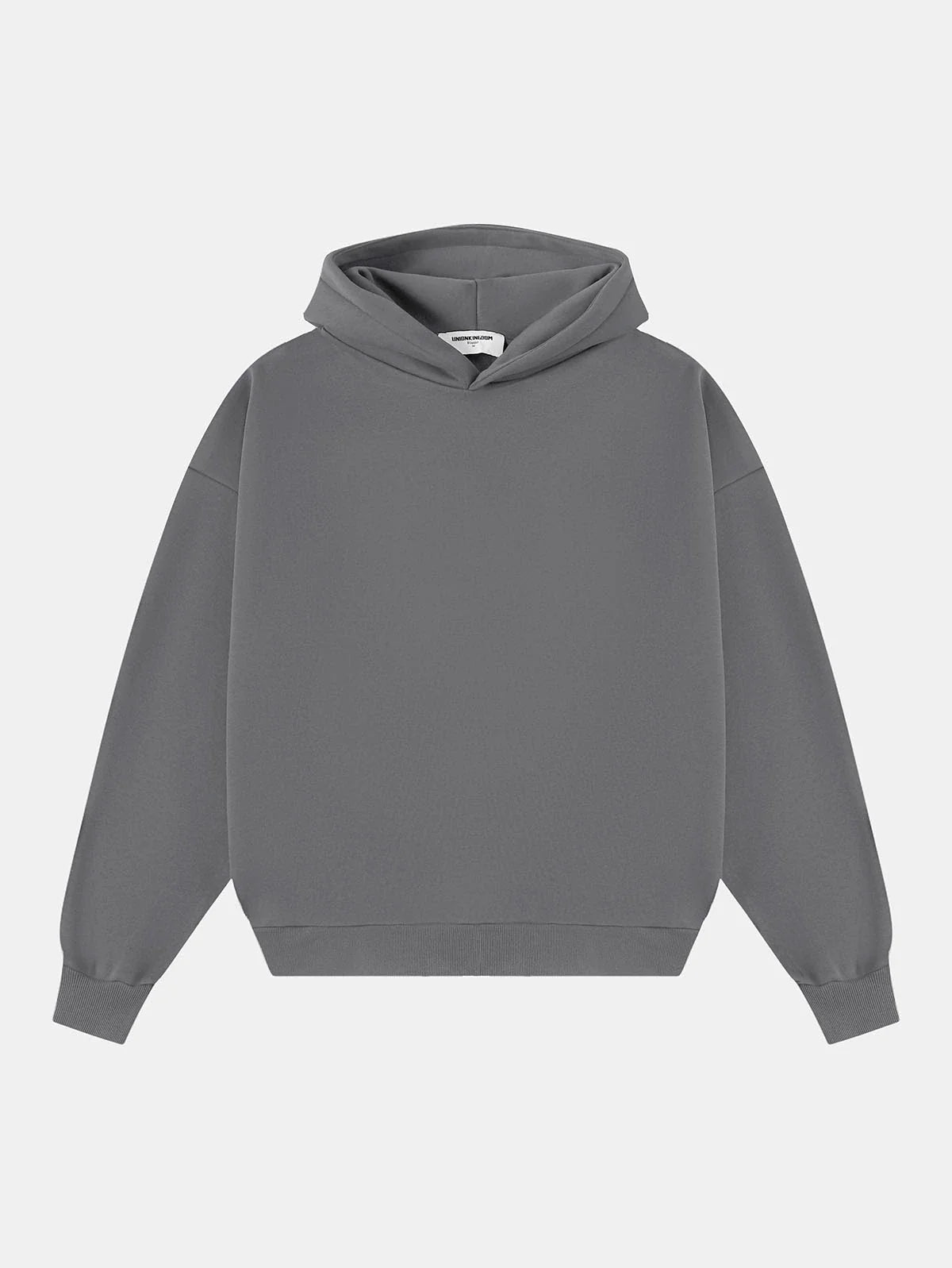 500 GSM BOXY CROPPED 'STONE' HOODIE