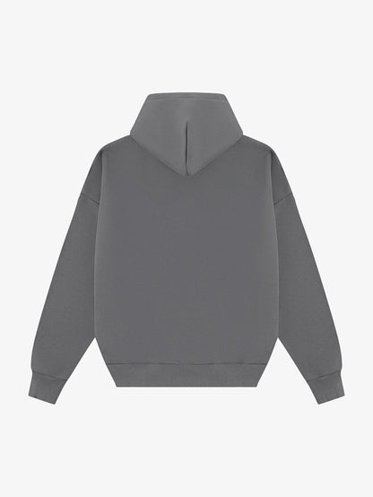 500 GSM BOXY CROPPED 'STONE' HOODIE