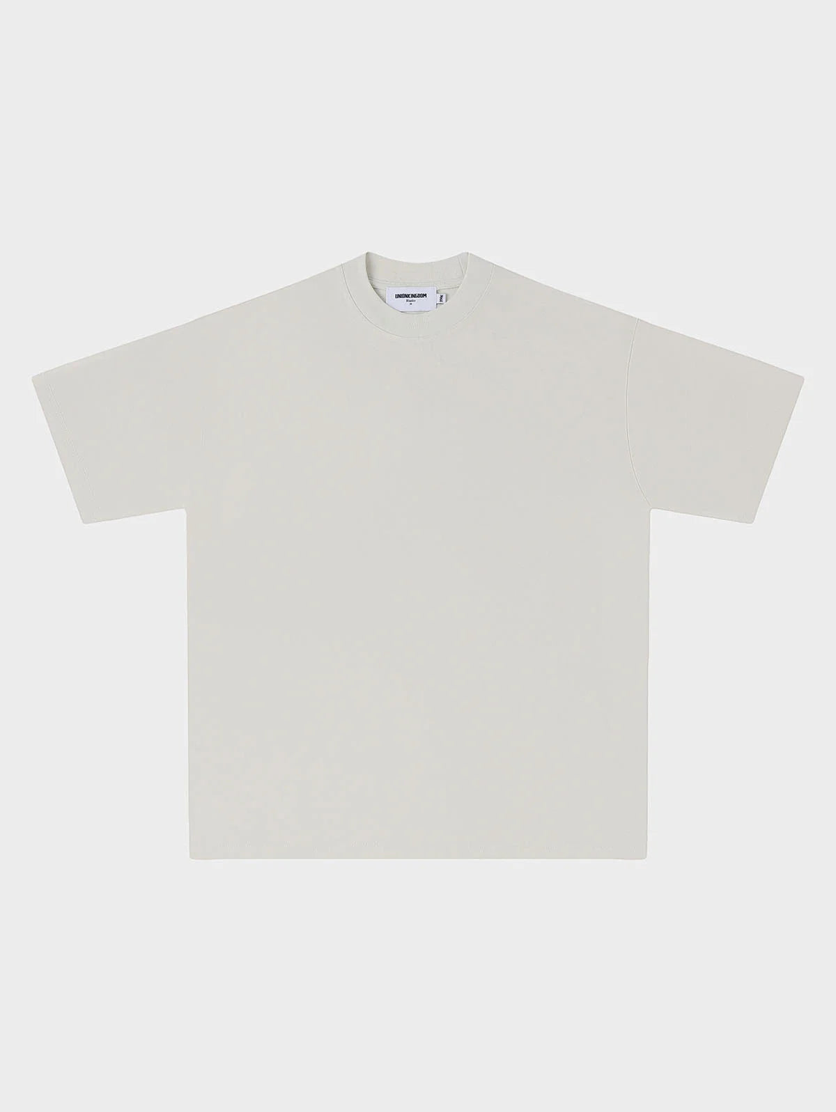 250 GSM LOOSE FIT 'SILVER WHITE' T-SHIRT
