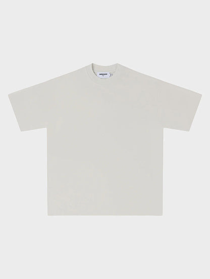 250 GSM LOOSE FIT 'SILVER WHITE' T-SHIRT