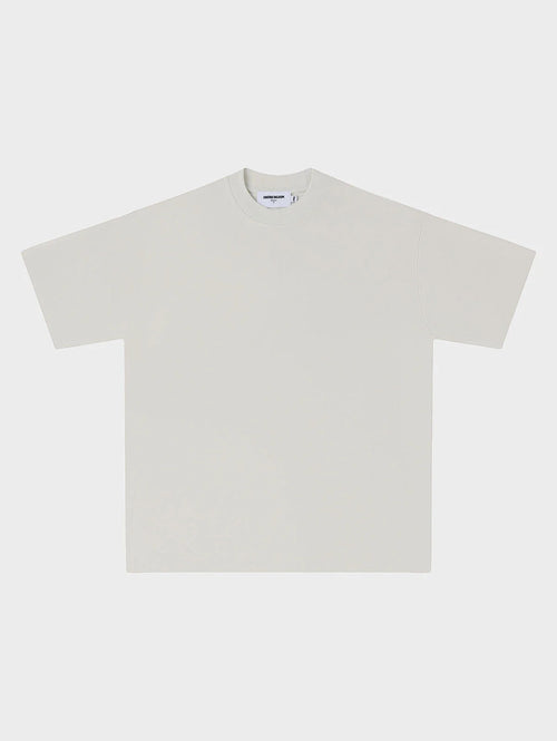 250 GSM LOOSE FIT 'SILVER WHITE' T-SHIRT