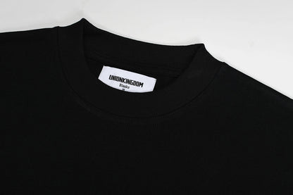 220 GSM LOOSE FIT 'BLACK' T-SHIRT