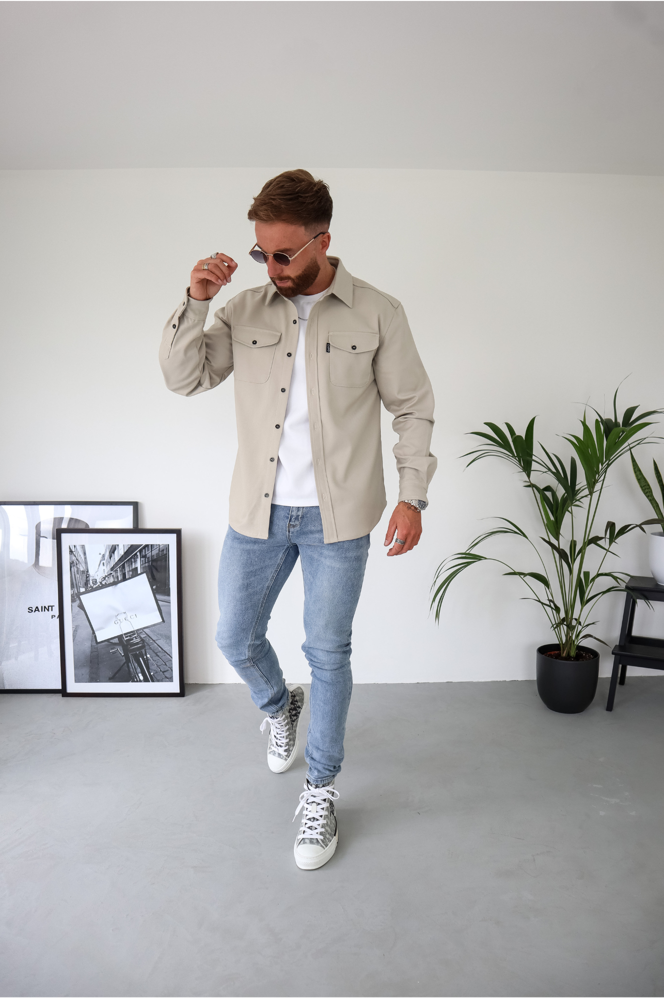 Capo OVERSHIRT - Light Stone