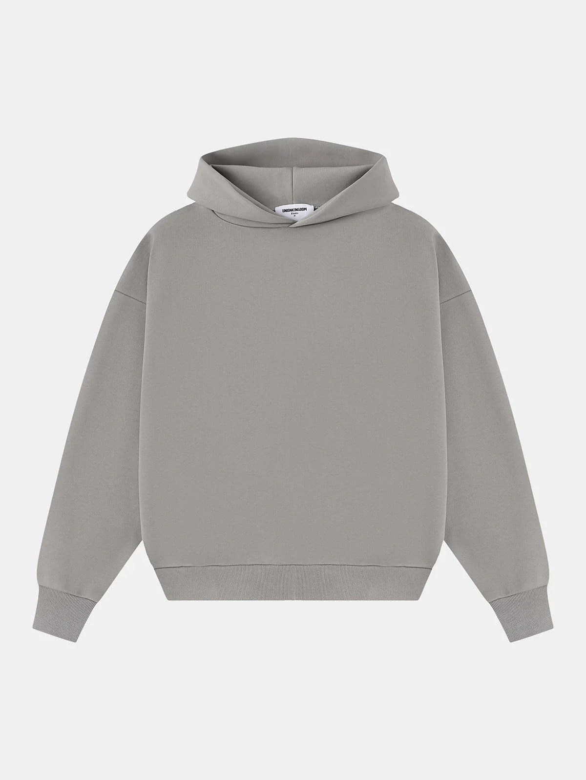 630 GSM BOXY CROPPED FIT 'SMOKE' HOODIE