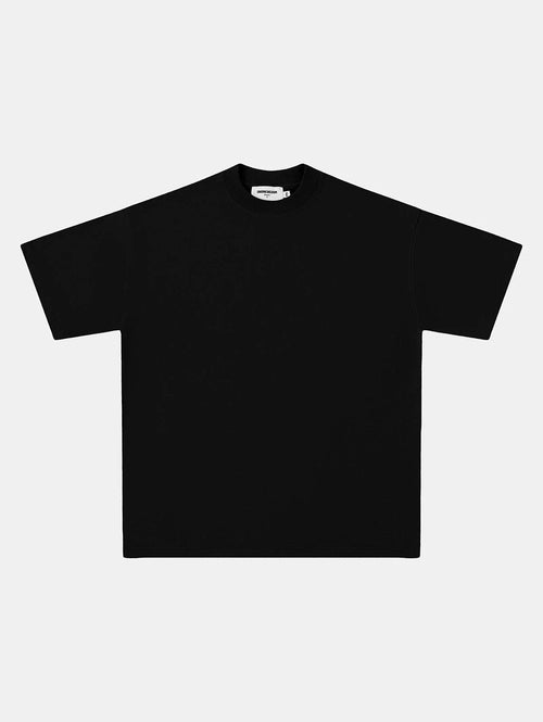 220 GSM LOOSE FIT 'BLACK' T-SHIRT