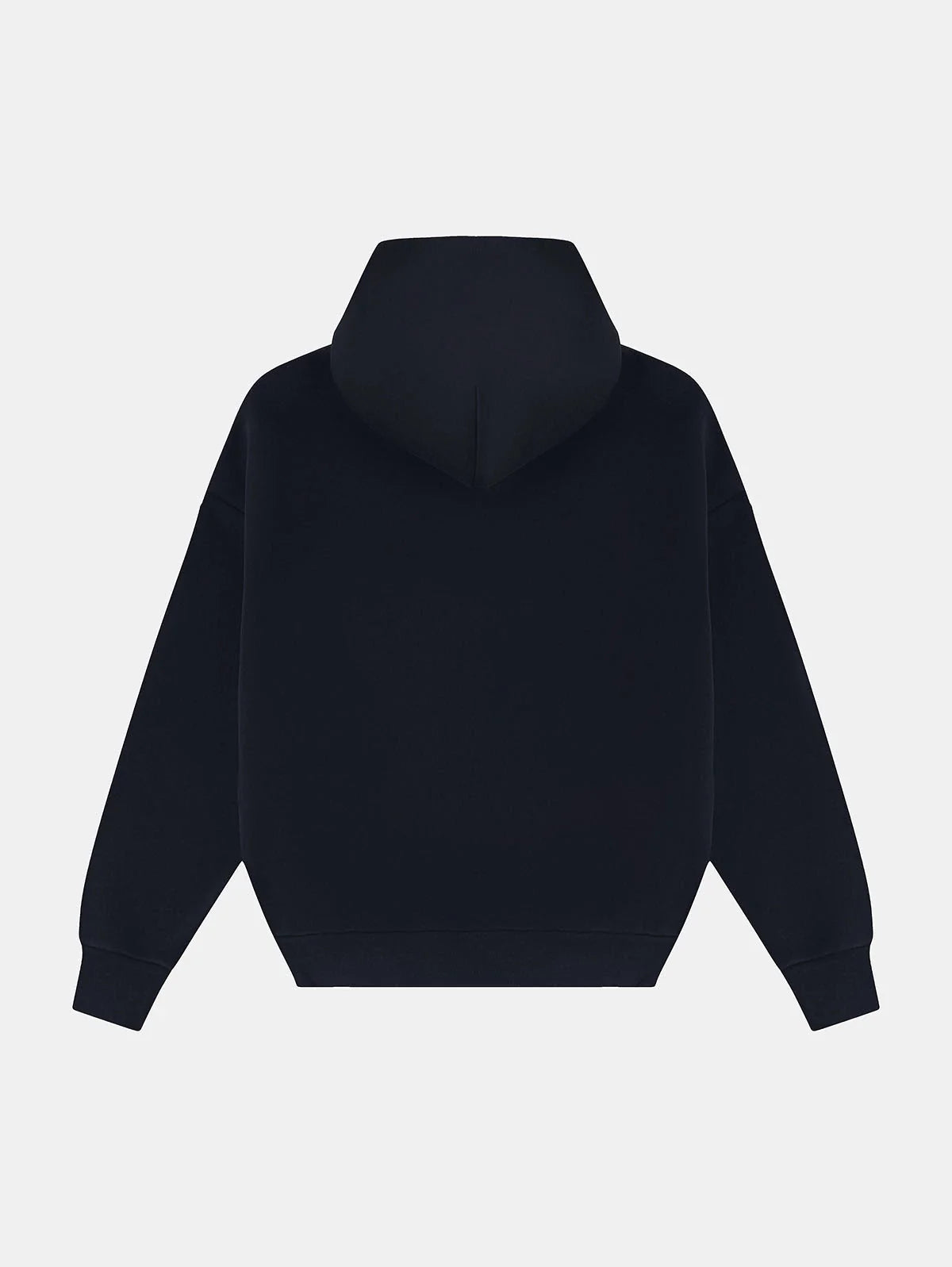 630 GSM BOXY CROPPED FIT 'NAVY BLUE' HOODIE