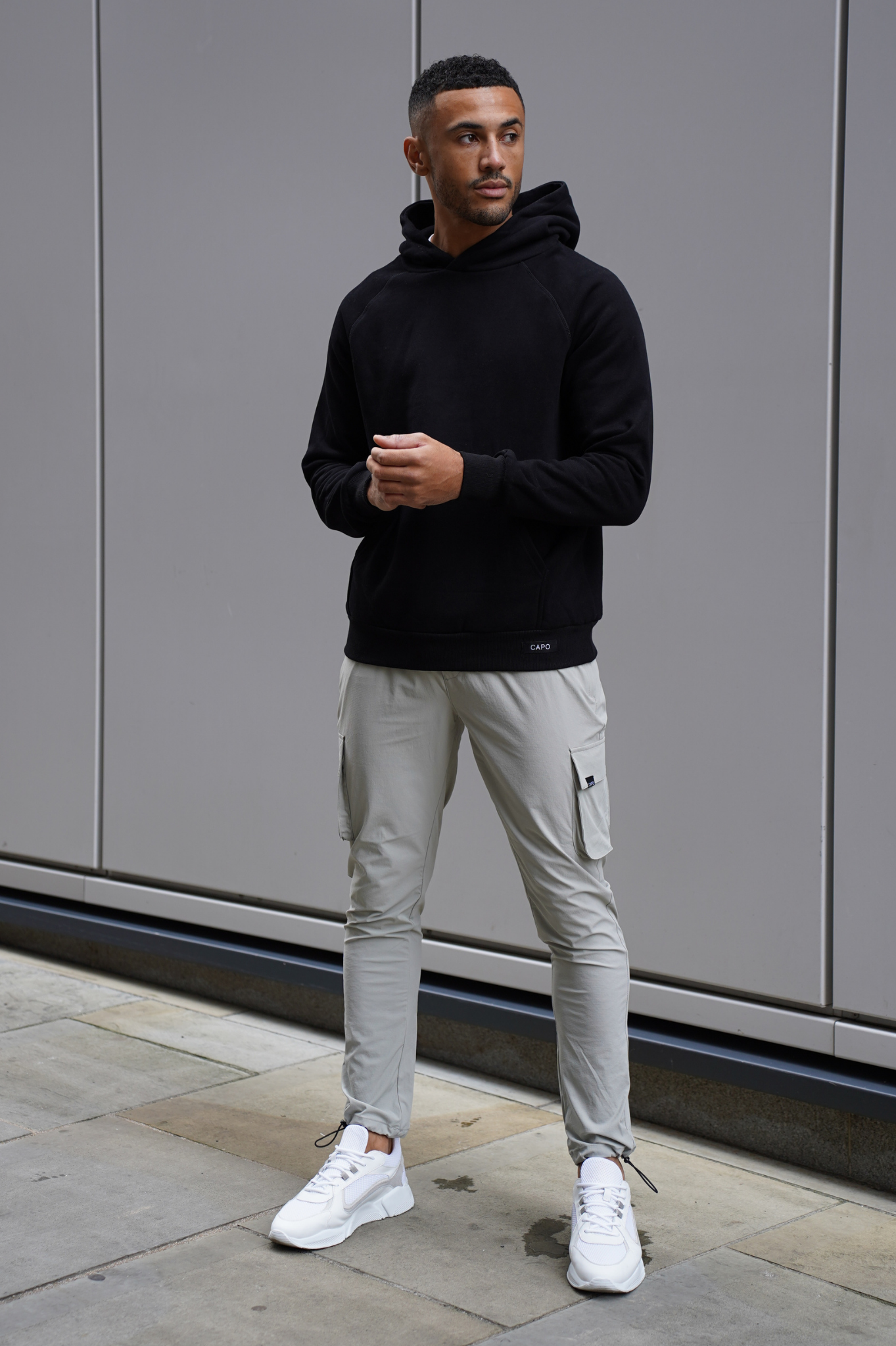 Capo ACTIVE Cargo Pant Toggle - Light Grey