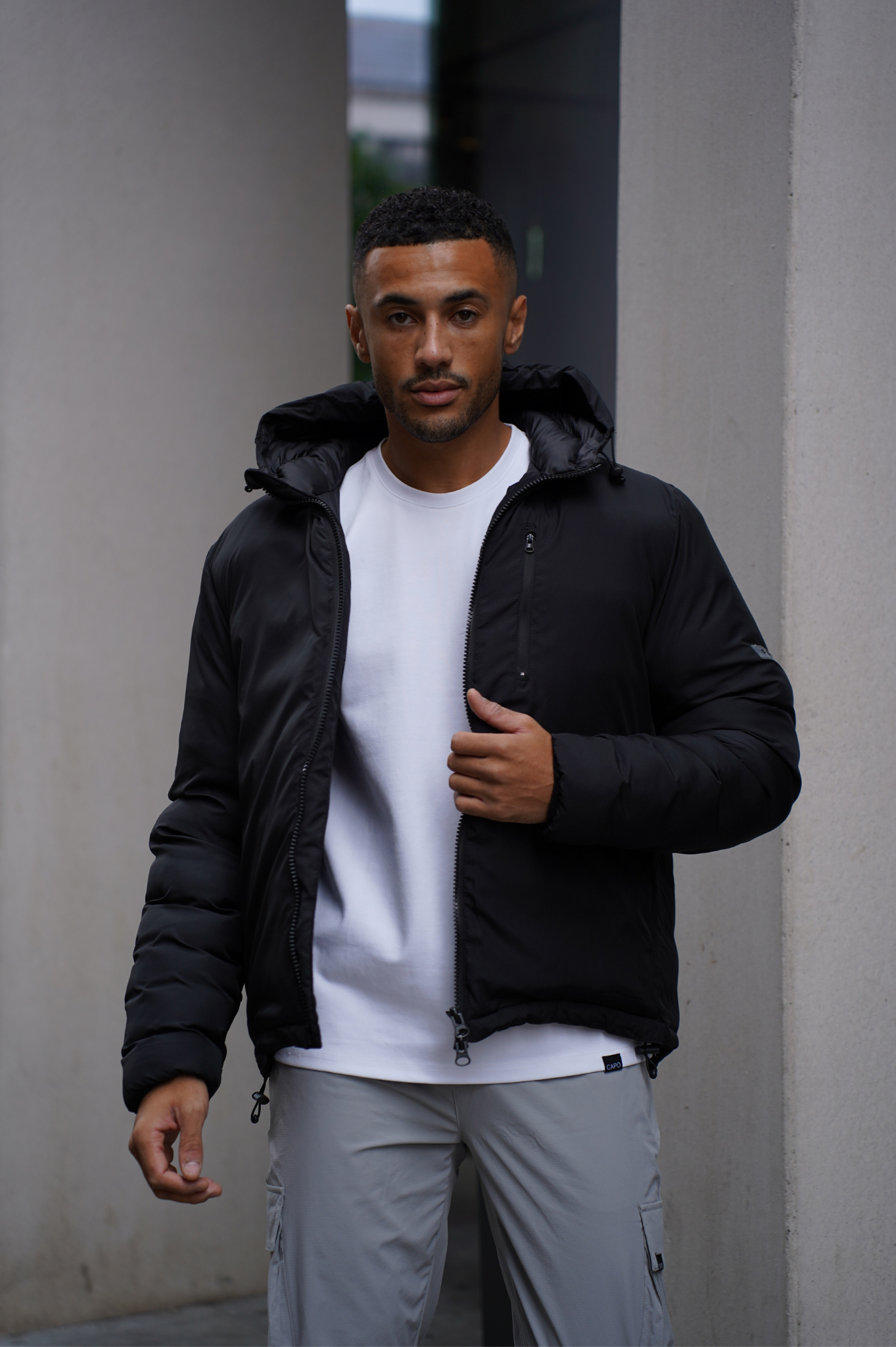 Capo BRIDGE Coat Jacket - Black