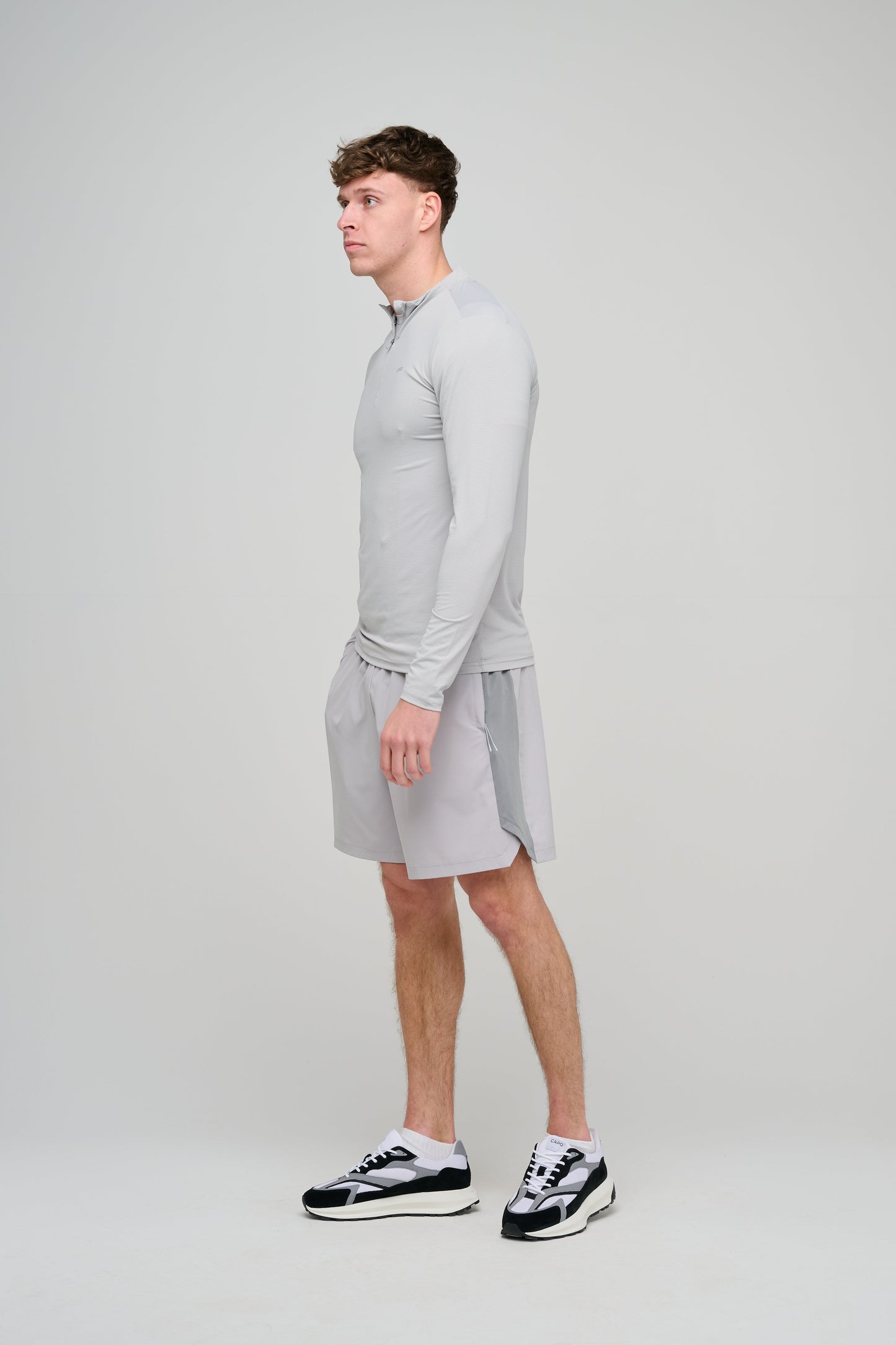 Capo Active Performance Shorts - Light Grey