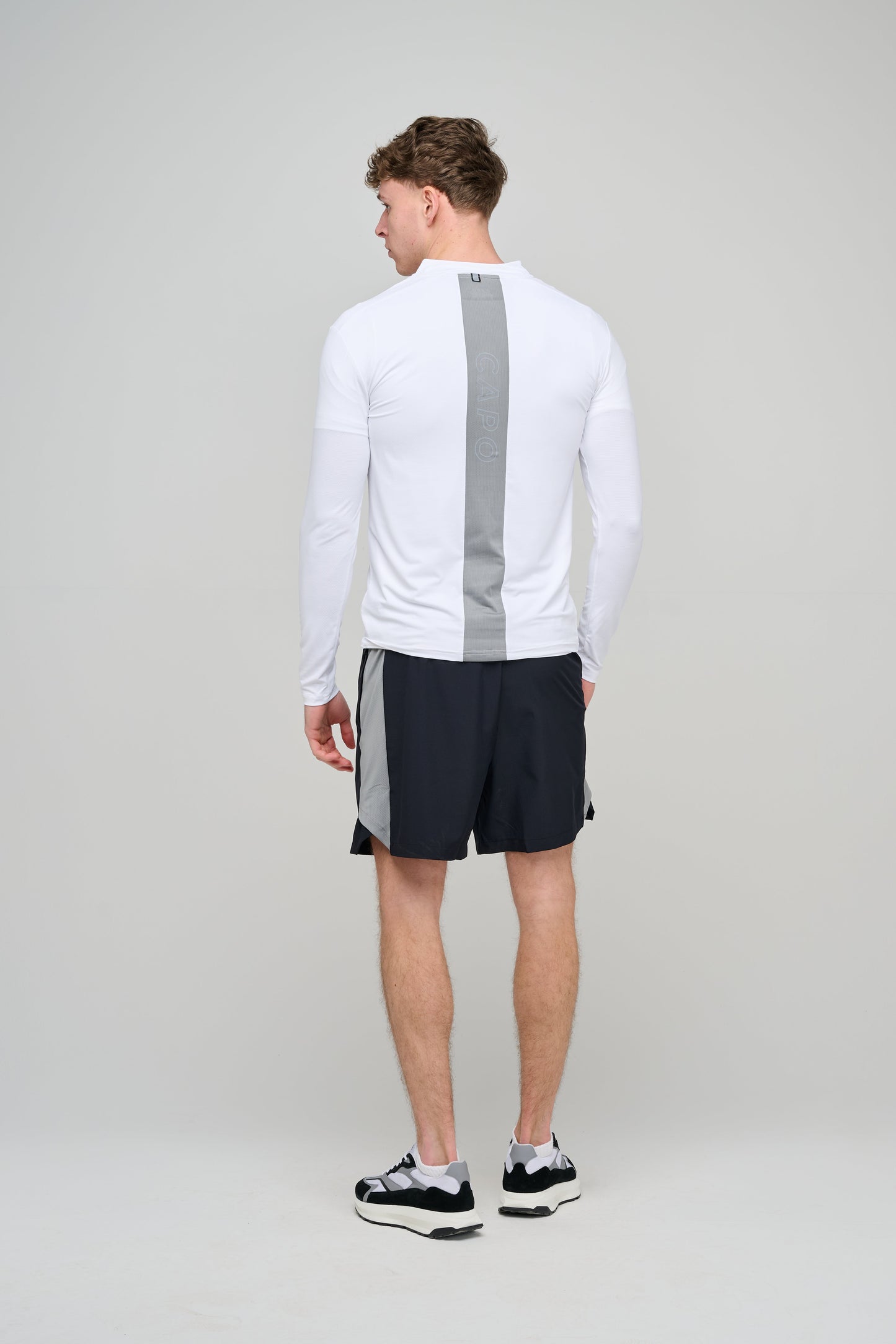 Capo Active Performance 1/4 Zip Top - White