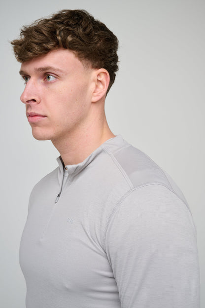 Capo Active Core 1/4 Zip Top - Light Grey