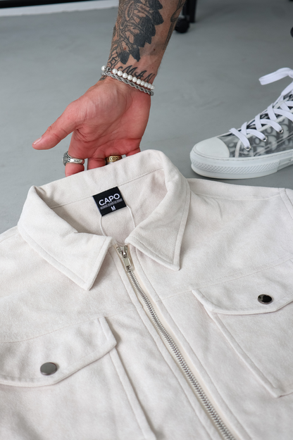 Capo SUEDE Jacket - Stone