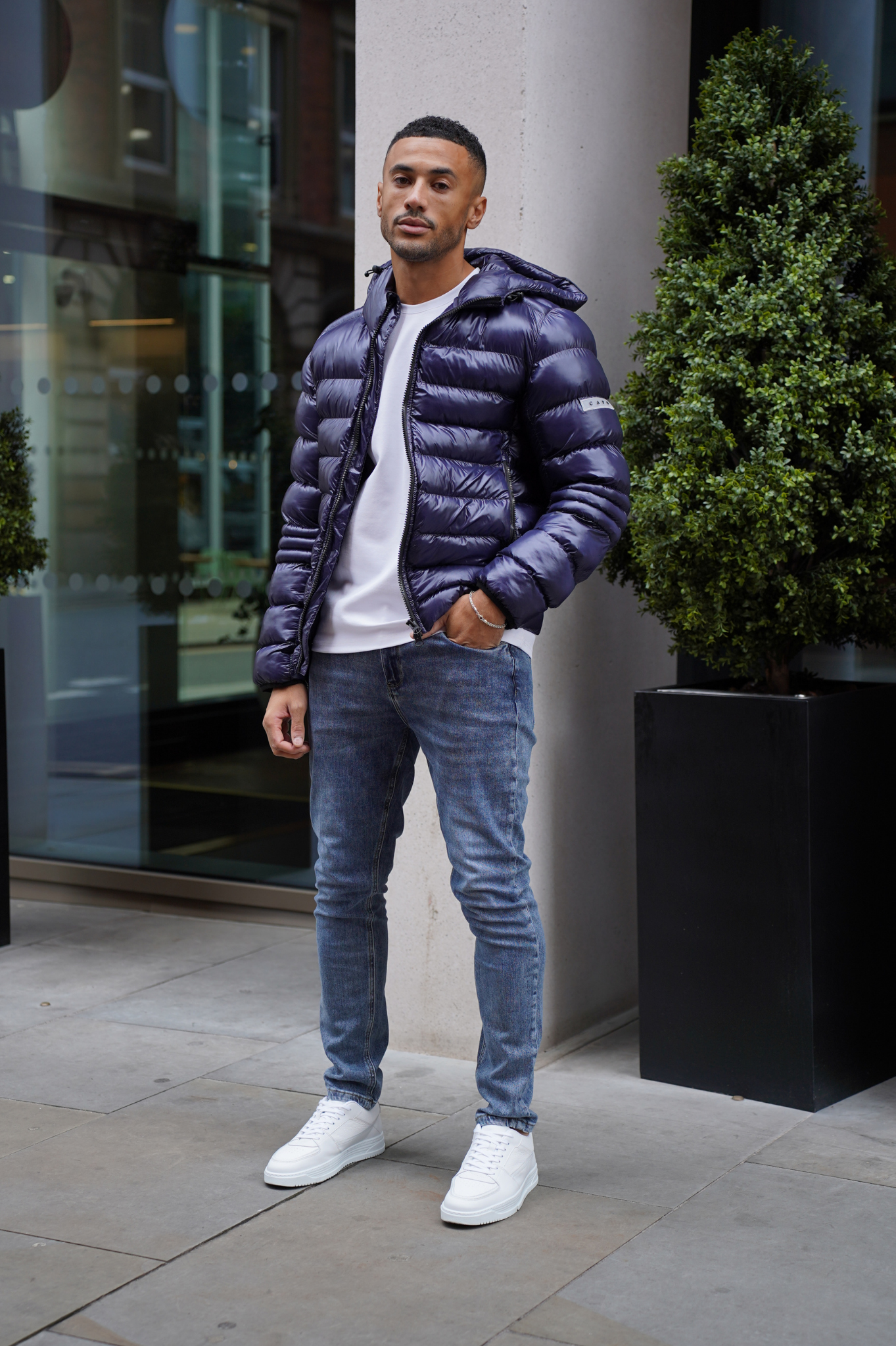 Capo Slim Fit Denim Jeans - Mid Blue