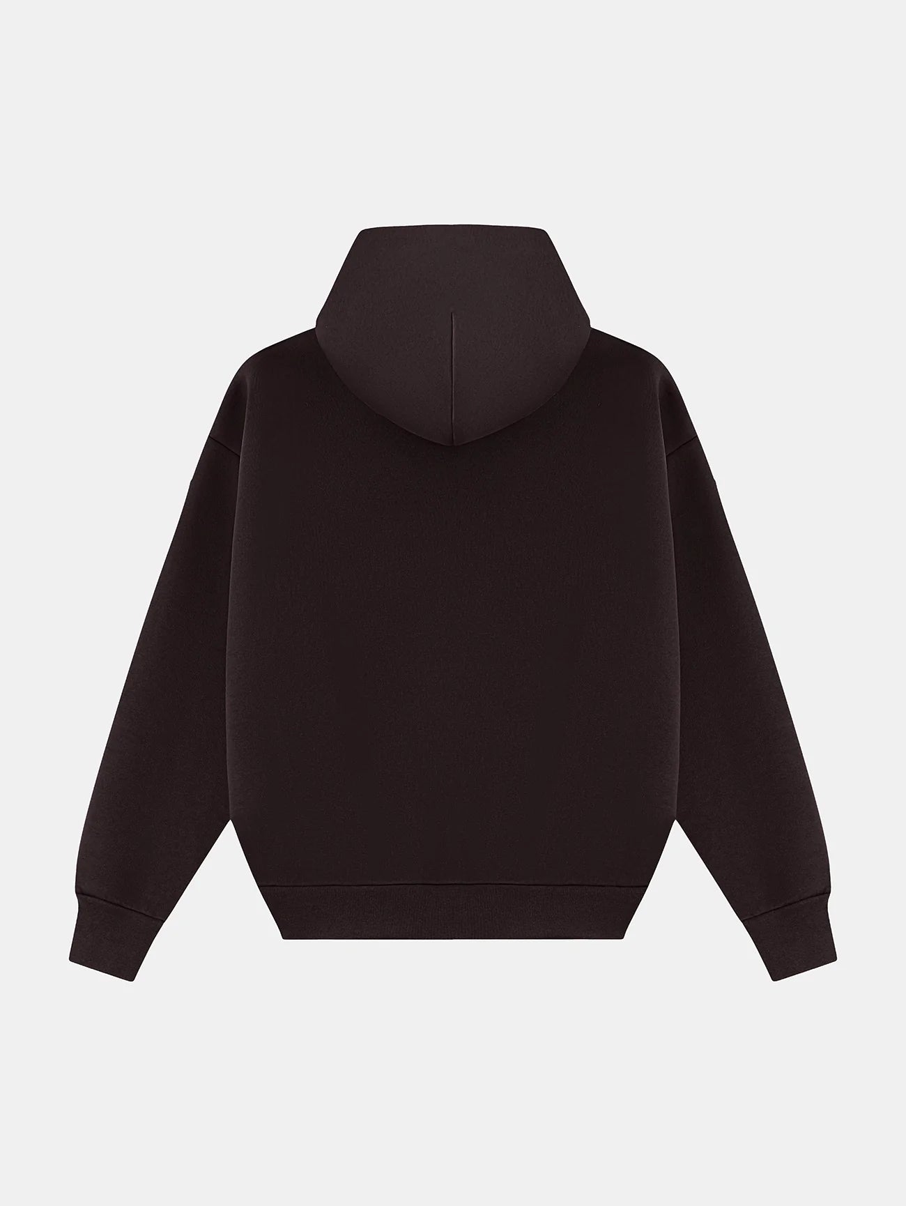 630 GSM BOXY CROPPED FIT 'COFFEE' HOODIE