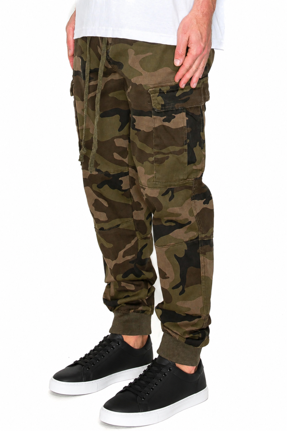 Cargo Drawstring Jogger Pants