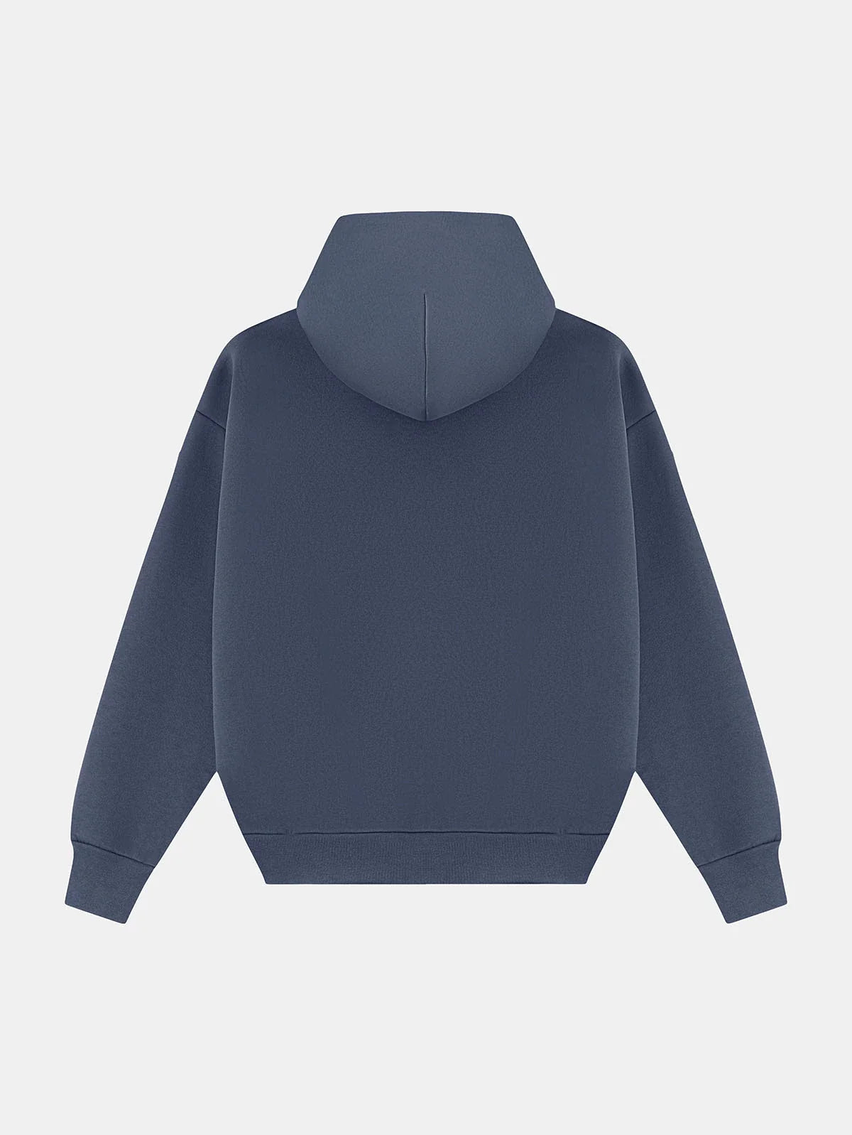 630 GSM BOXY CROPPED FIT 'GRAY BULE' HOODIE