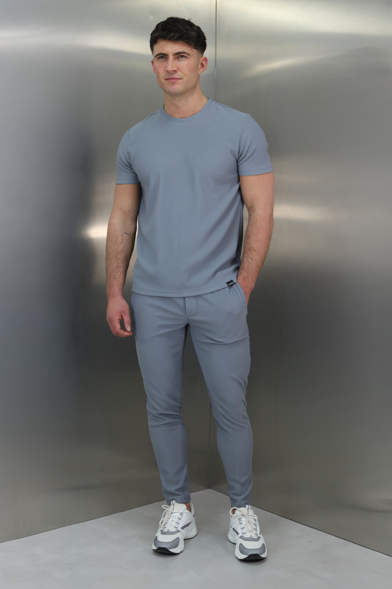 Capo PLEAT Trouser - Grey