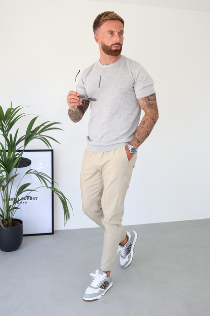 Capo Egyptian Cotton T-Shirt - Grey