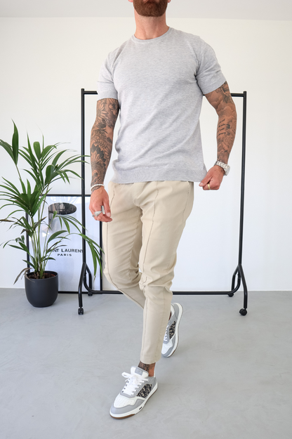 Capo Egyptian Cotton T-Shirt - Grey