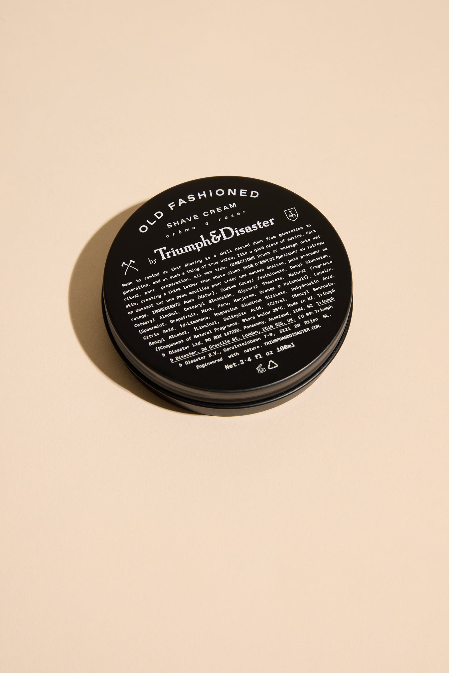 Triumph & Disaster Old Fashioned Shave Cream Jar