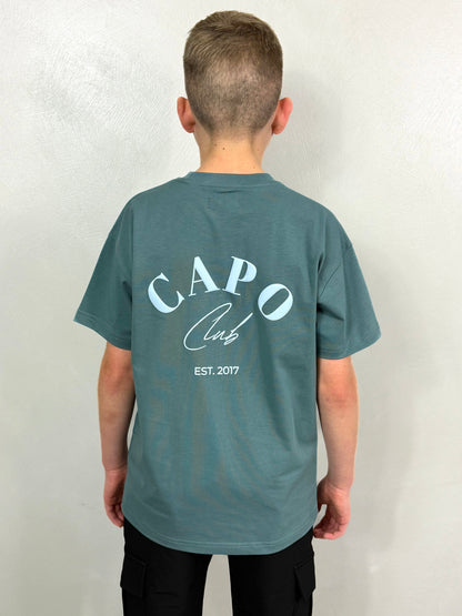 Capo Kids Beach Club T-Shirt - Dusky Blue