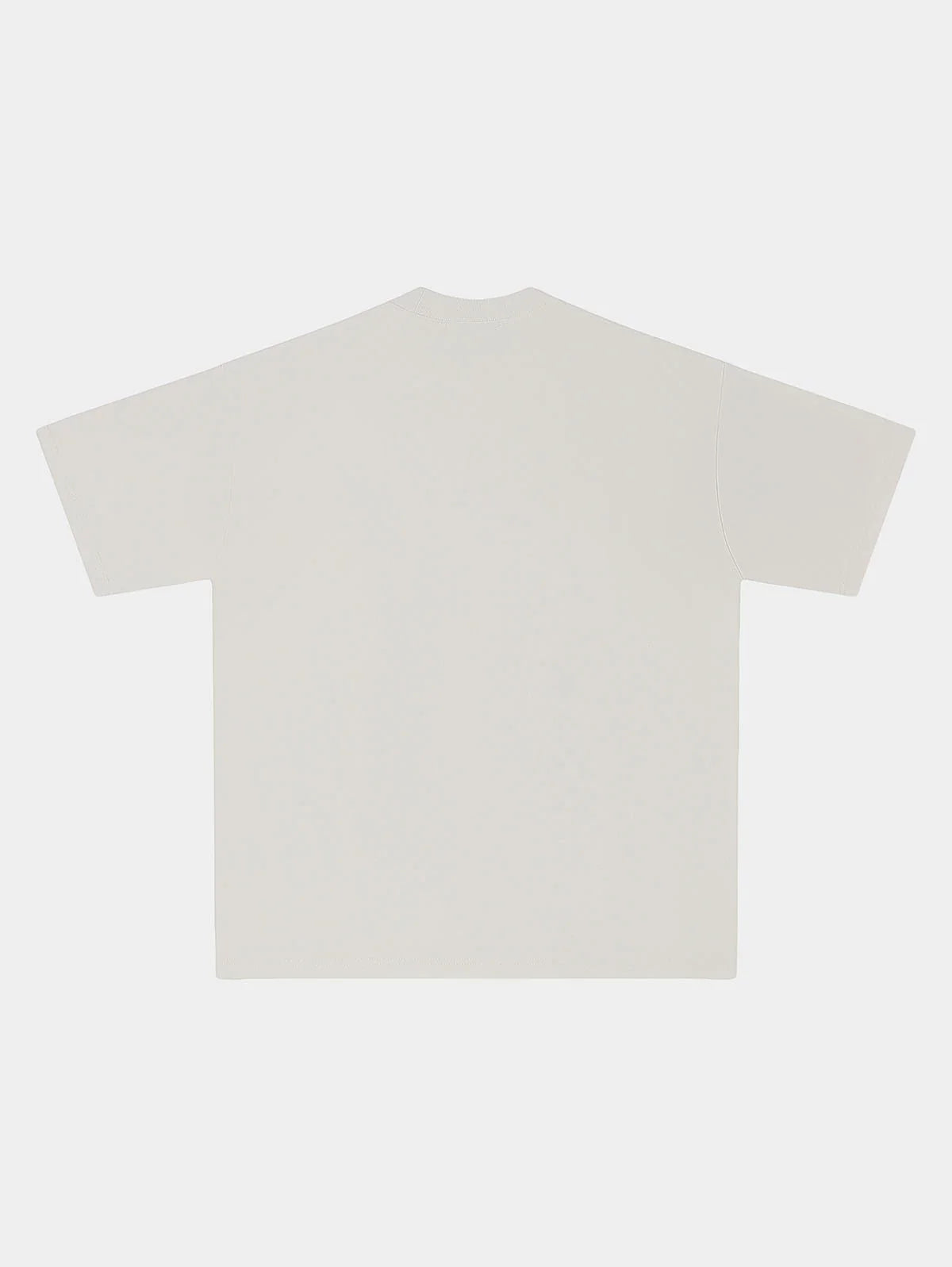 280 GSM LOOSE FIT 'SILVER WHITE' T-SHIRT