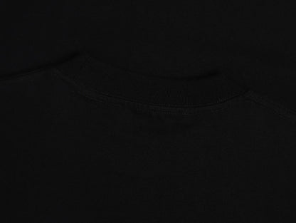 250 GSM LOOSE FIT 'BLACK' T-SHIRT