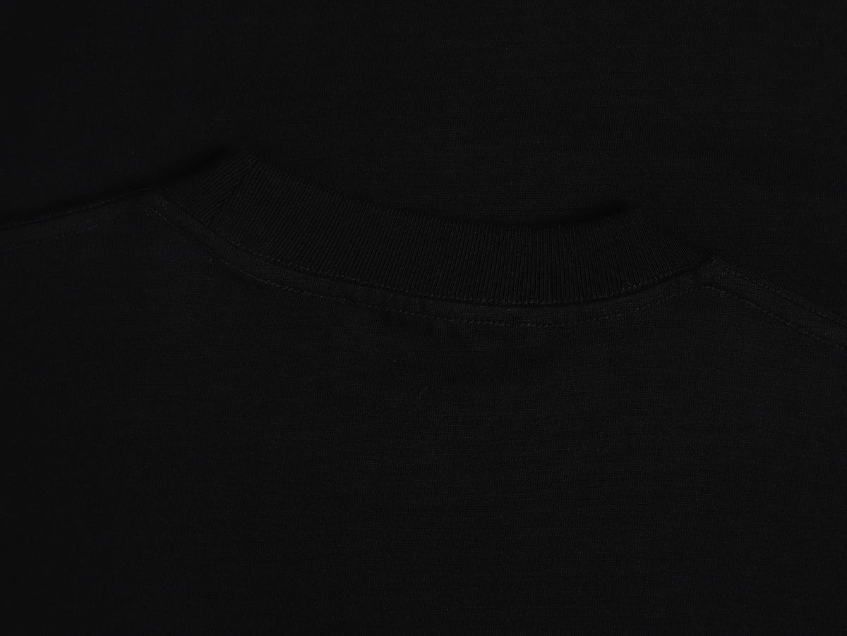 280 GSM LOOSE FIT 'BLACK' T-SHIRT