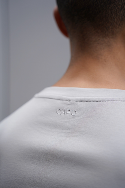 Capo MERCERISED T-Shirt - Pebble