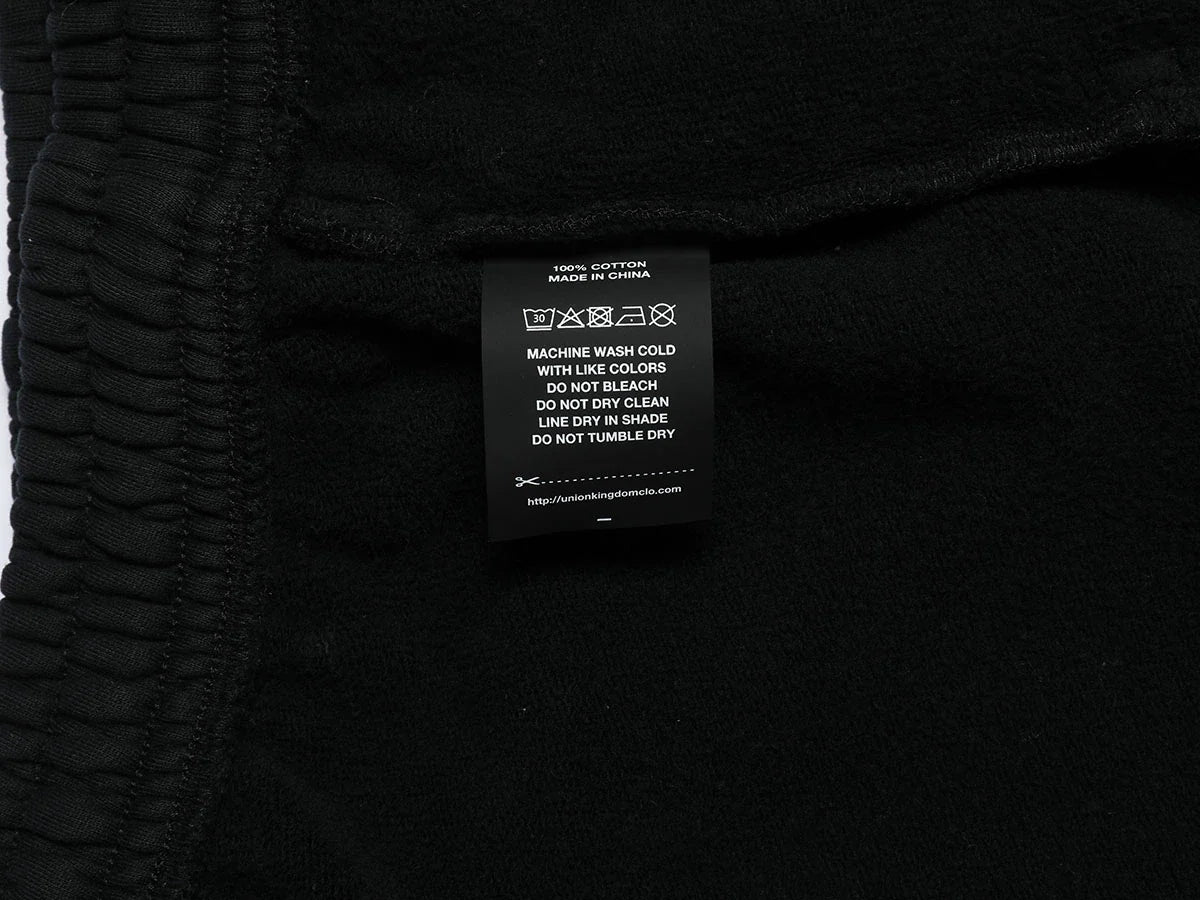 480 GSM FLEECE SABRE 'BLACK' SWEATPANTS