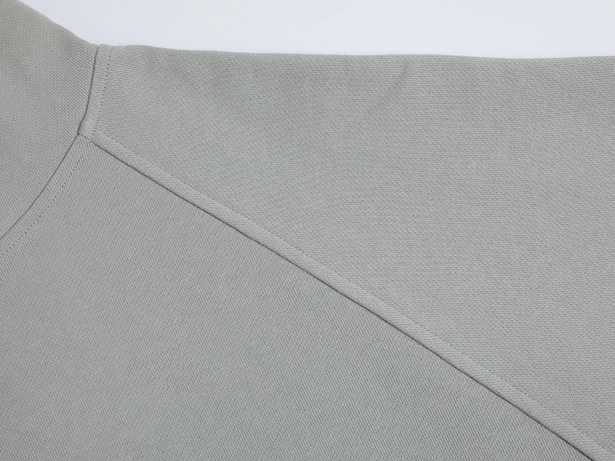 480 GSM RAGLAN BOXY CROPPED FIT 'SMOKE' HOODIE