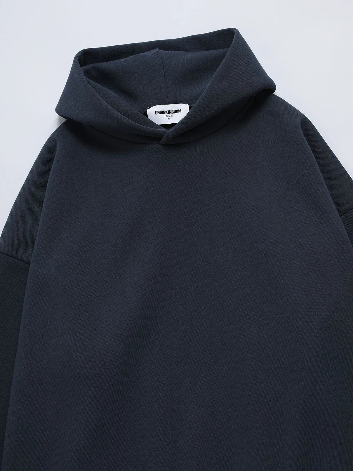 500 GSM BOXY CROPPED 'NAVY BLUE' HOODIE