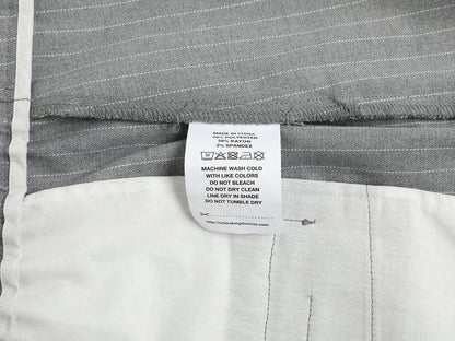 300 GSM BAGGY FIT STRIPED PLEATED 'GARY' PANTS