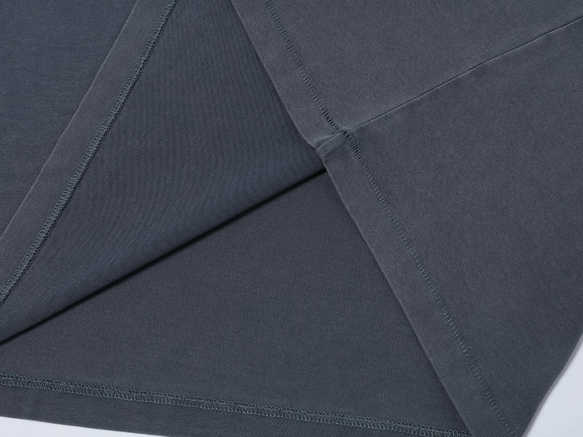 250 GSM LOOSE FIT ' WASHED DARK GRAY' T-SHIRT