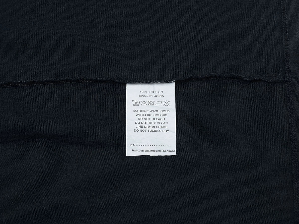 320 GSM BOXY CROPPED 'WASHED NAVY BLUE' T-SHIRT