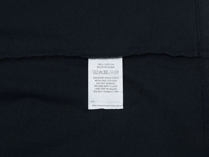 320 GSM BOXY CROPPED 'WASHED NAVY BLUE' T-SHIRT
