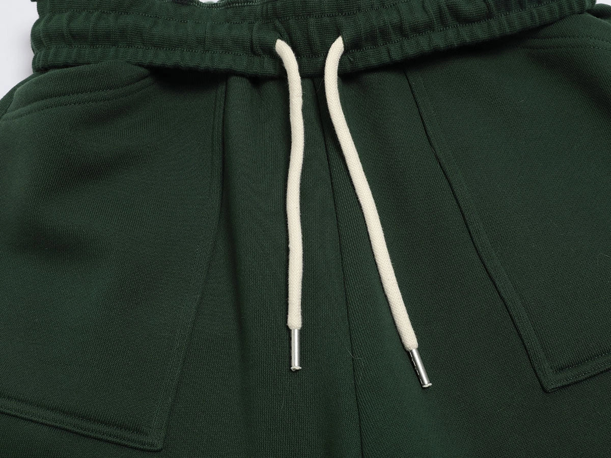 520 GSM COZEY BAGGY 'DARK GREEN' SHORTS