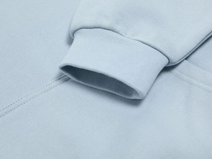 520 GSM BOXY CROPPED FIT 'LIGHT BLUE' HOODIE