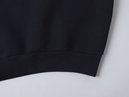 630 GSM BOXY CROPPED FIT 'NAVY BLUE' CREWNECK