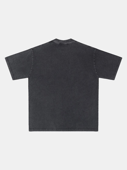 250 GSM LOOSE FIT 'WASH GRAY' T-SHIRT