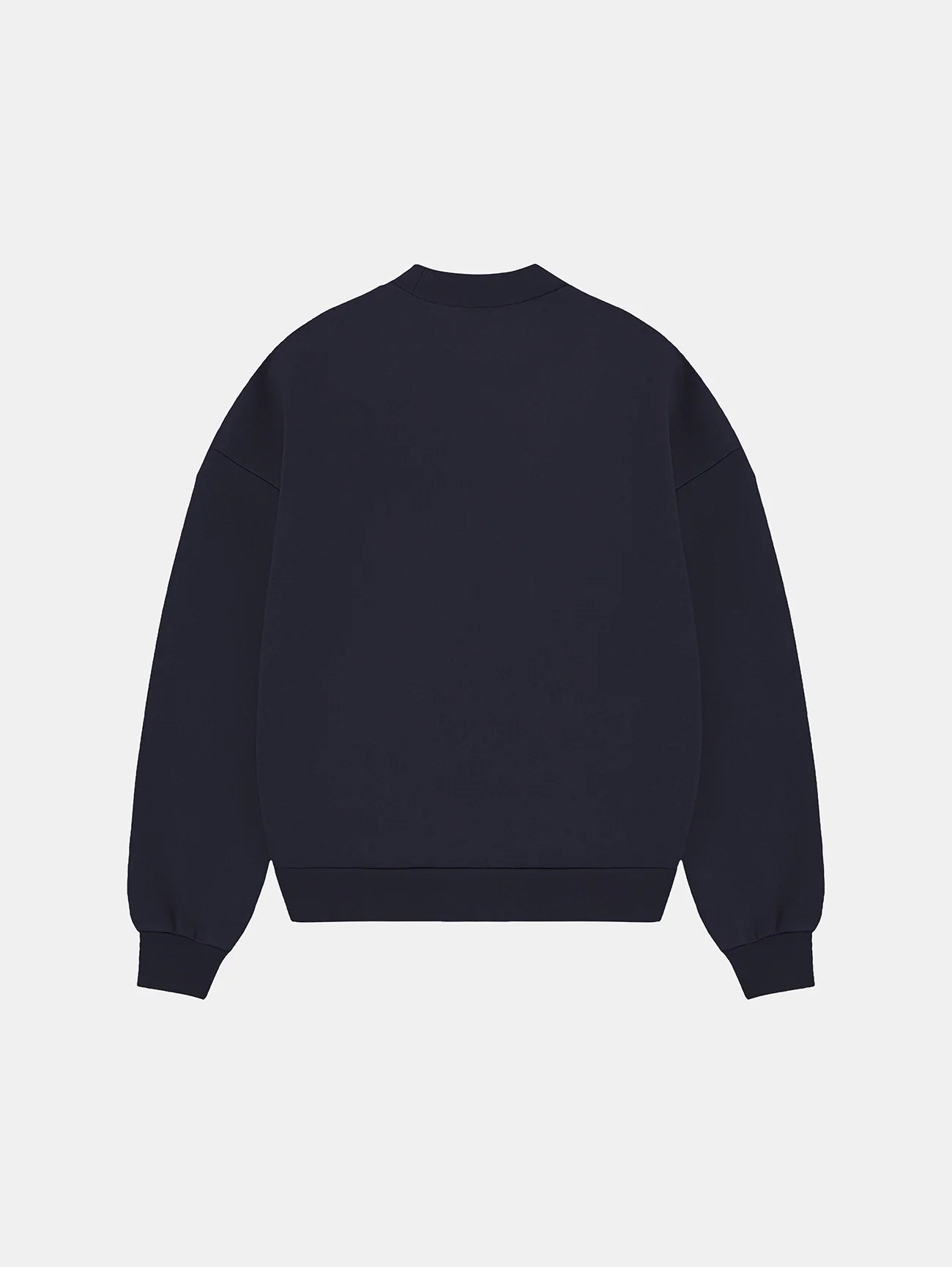 630 GSM BOXY CROPPED FIT 'NAVY BLUE' CREWNECK