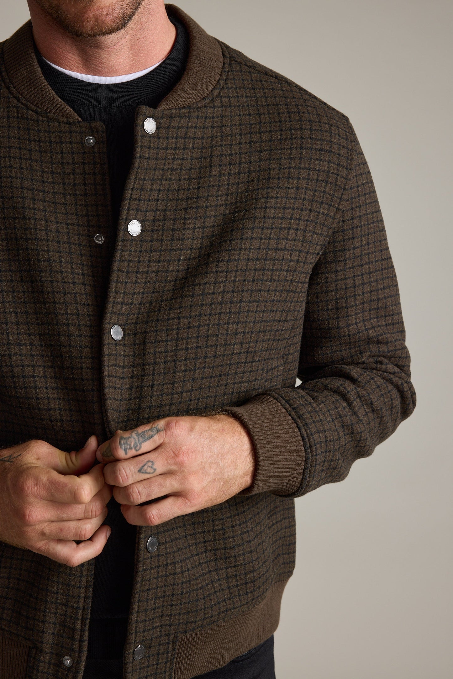 Leland Wool Bomber Jacket