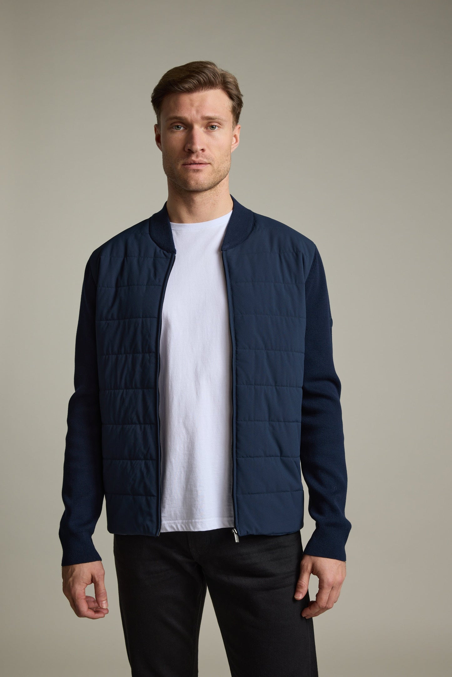 Latham Quilted Bomber Jacket