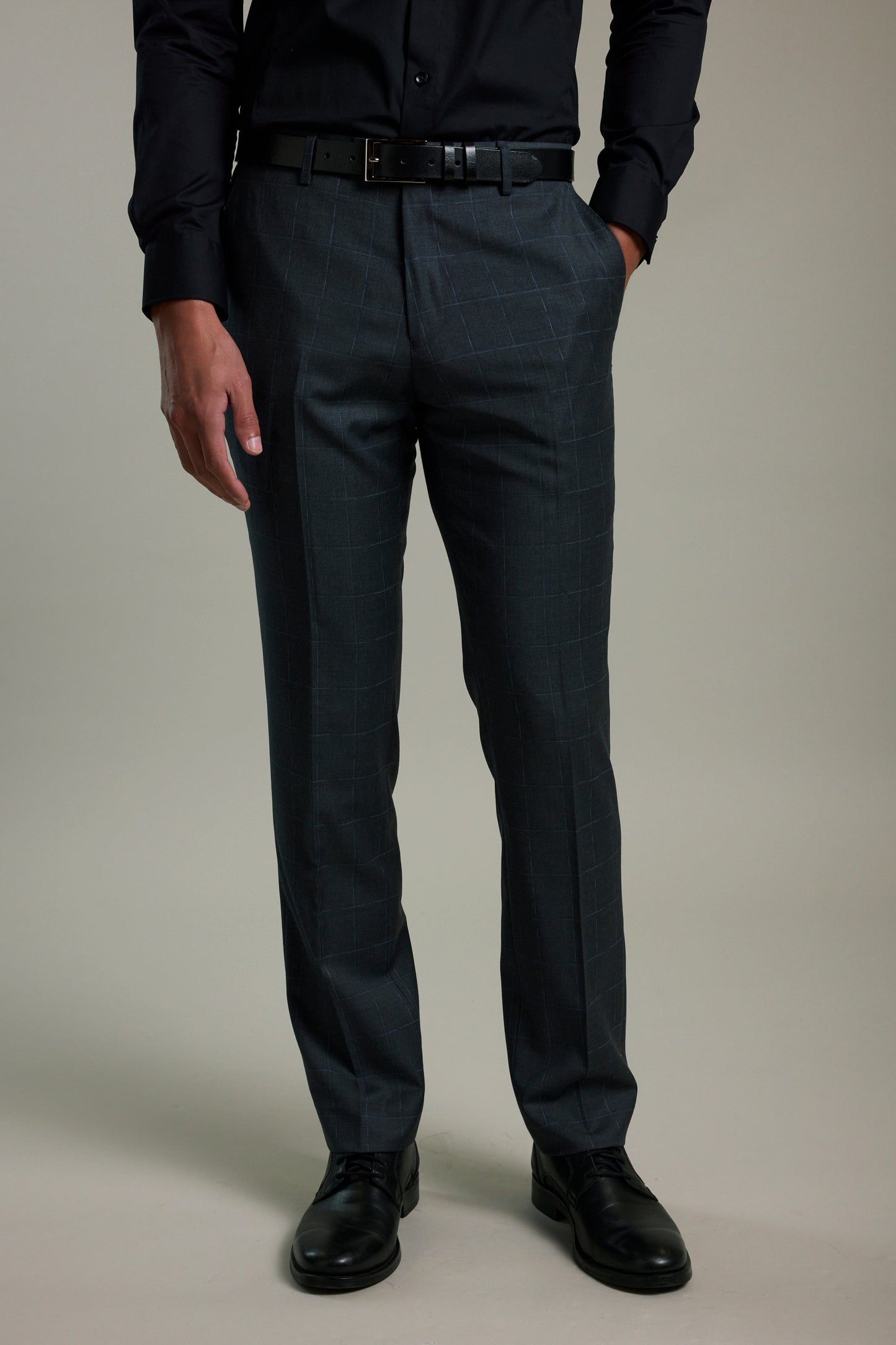 Highland Check Suit Trouser