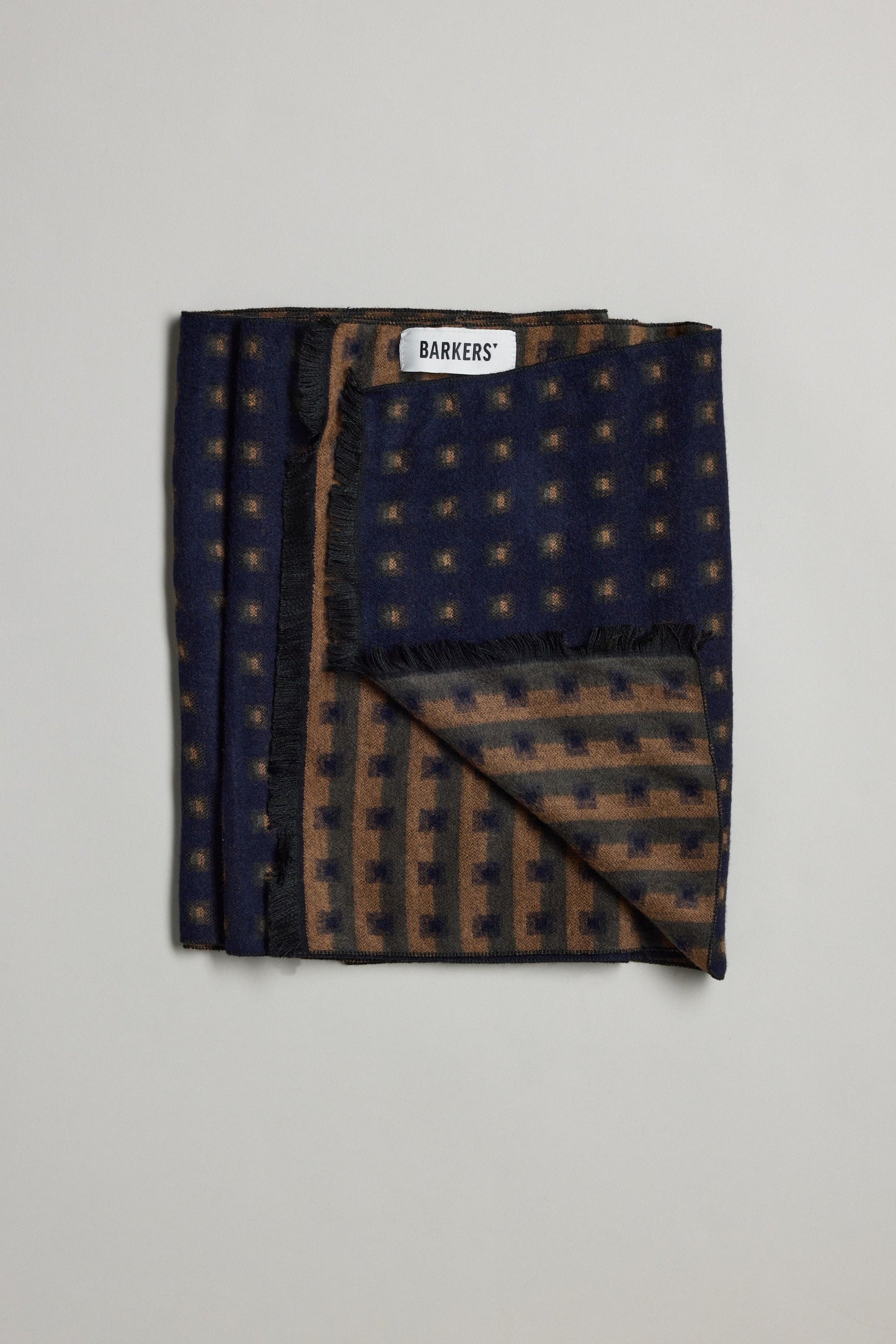 Desmond Check Rayon Scarf