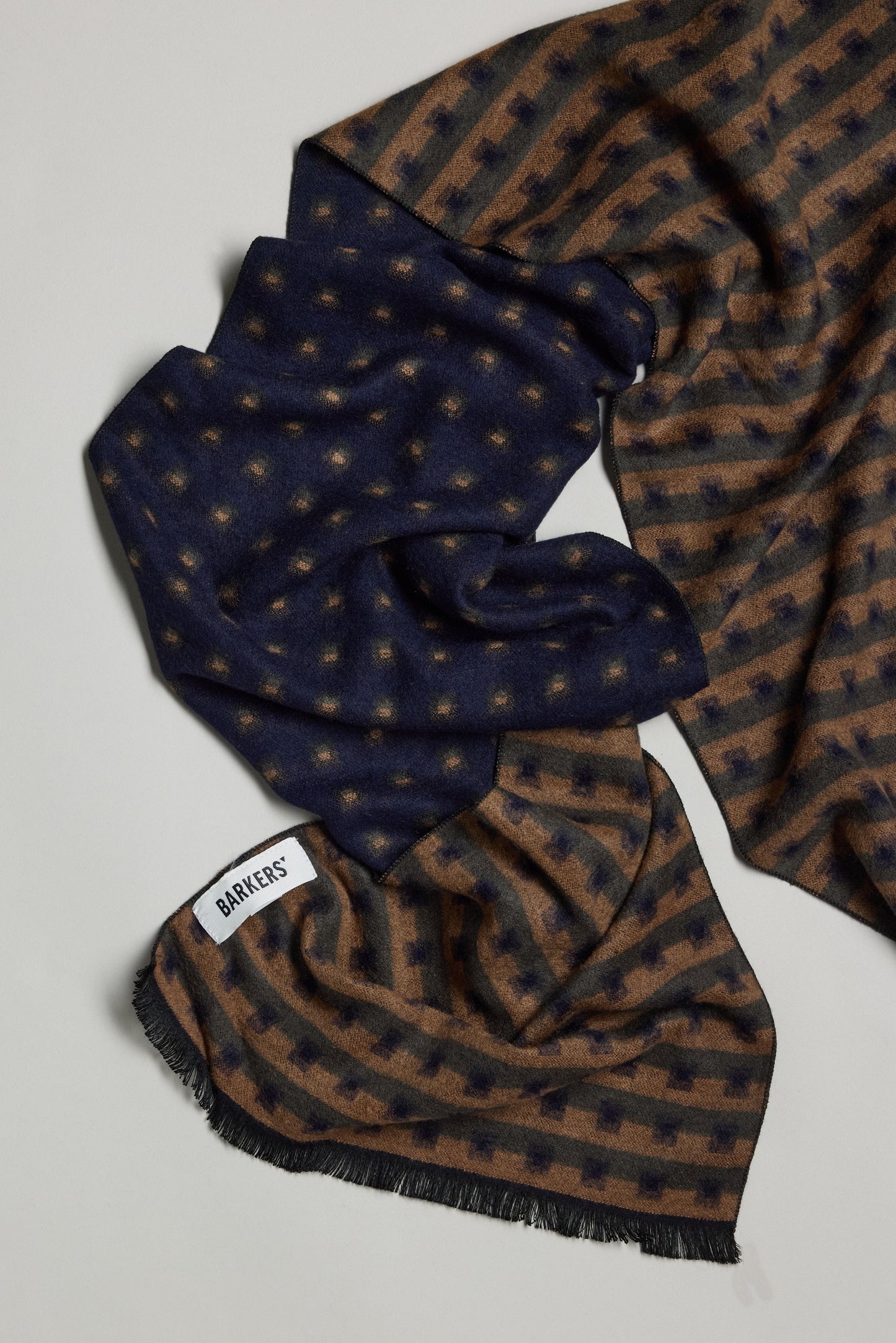 Desmond Check Rayon Scarf