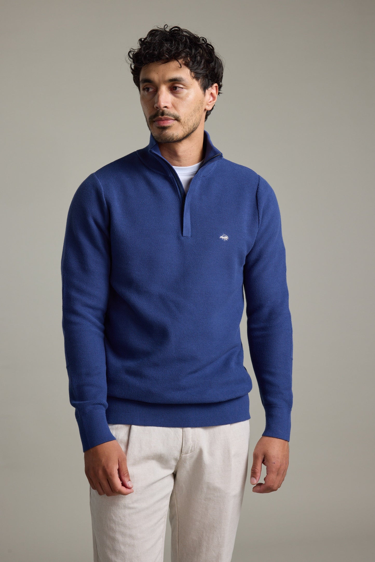 Gaston Cotton 1/4 Zip Sweater